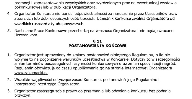 Regulamin cz. 4